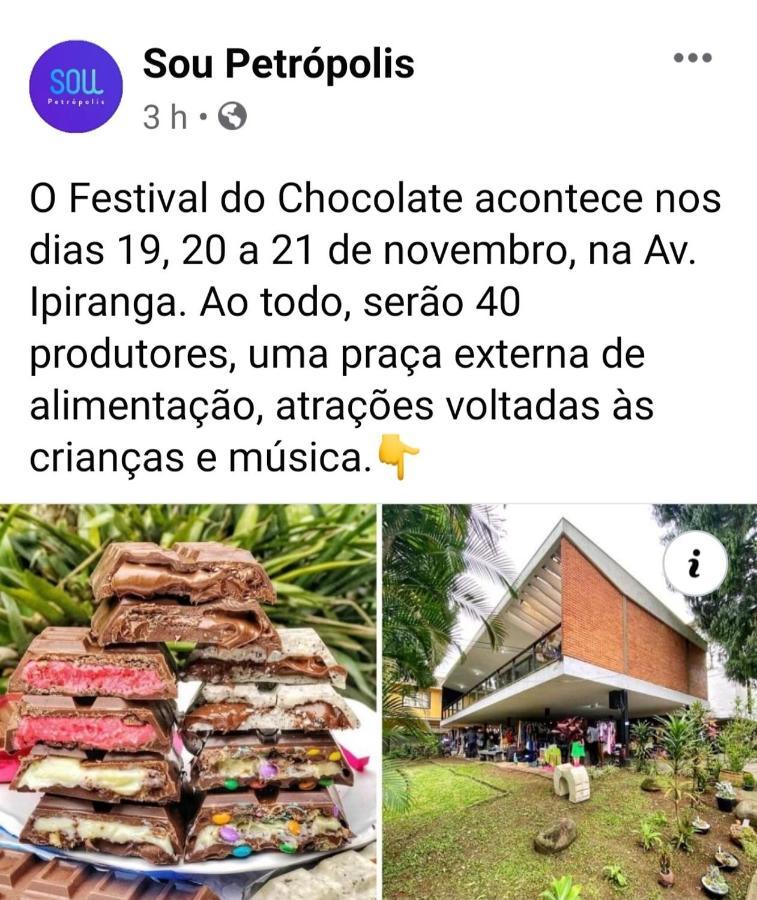 הוילה Petrópolis Casa Do Lenhador מראה חיצוני תמונה